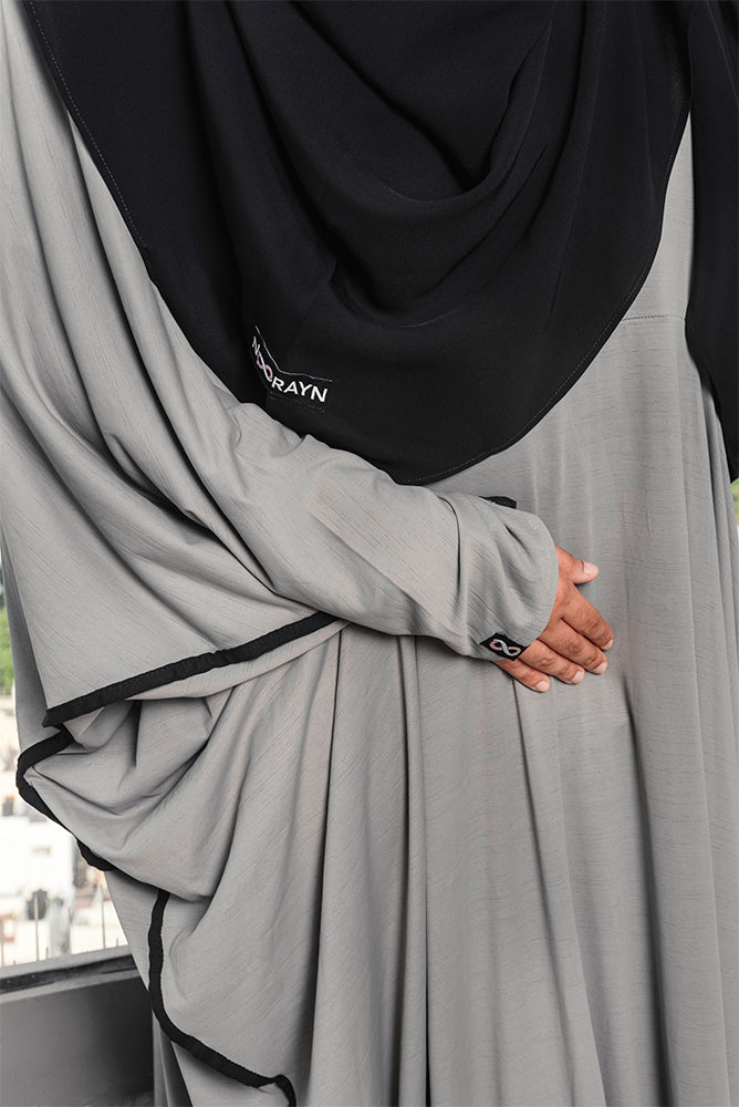 Grey Wardah Kaftan