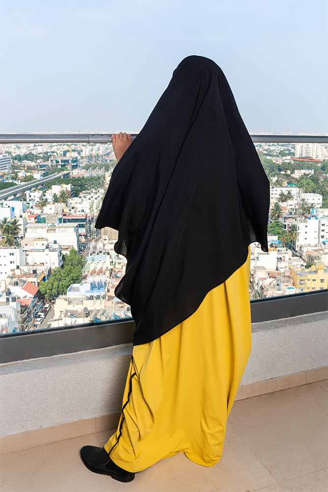 Yellow Wardah Kaftan