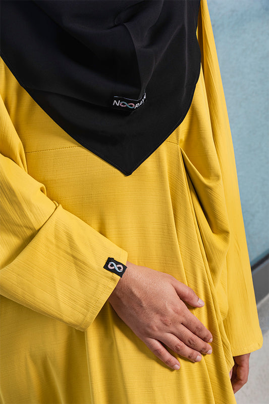 Yellow Wardah Kaftan