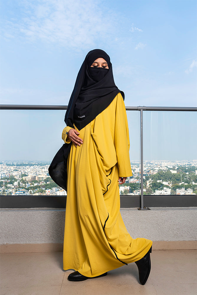 Yellow Wardah Kaftan