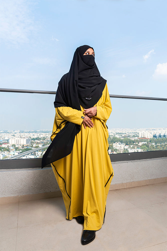 Yellow Wardah Kaftan