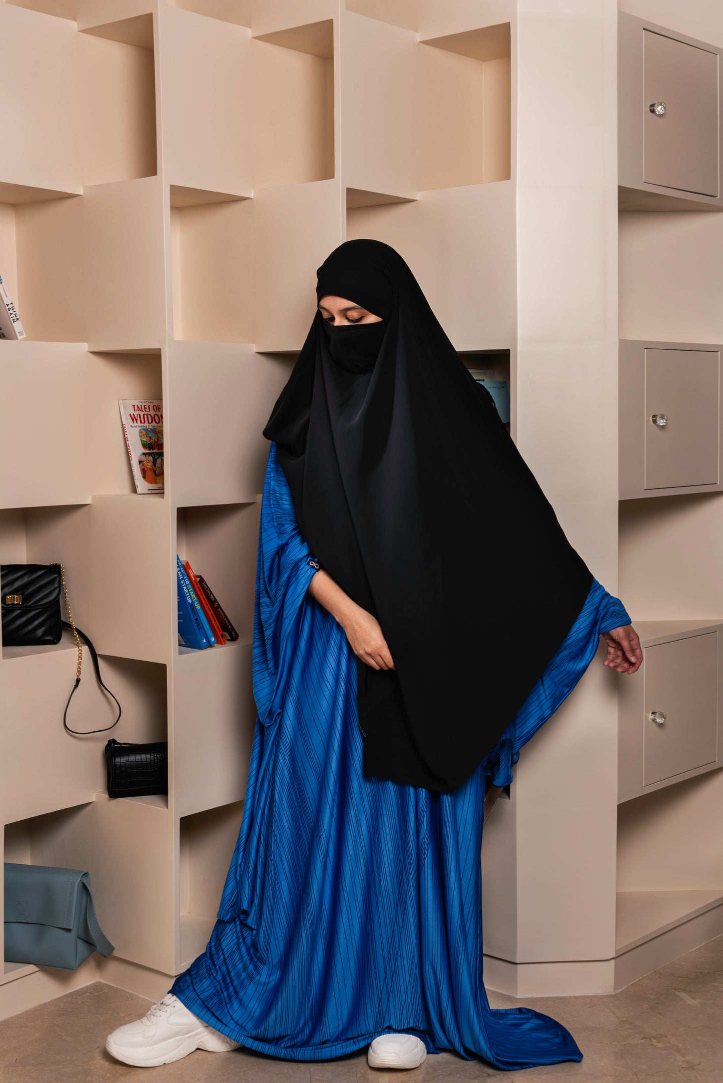 American Blue Muzna Winged Kaftan