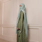 Forest Green Minahil Cardigan Abaya
