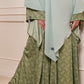 Forest Green Minahil Cardigan Abaya