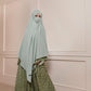 Forest Green Minahil Cardigan Abaya