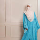 Sky Blue Minahil Cardigan Abaya