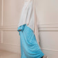 Sky Blue Minahil Cardigan Abaya