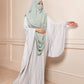 Cloudy White Muzna Winged Kaftan