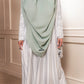 Cloudy White Muzna Winged Kaftan