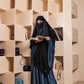 Gunmetal Grey Muzna Winged Kaftan
