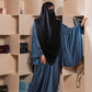 Gunmetal Grey Muzna Winged Kaftan
