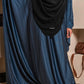 Gunmetal Grey Muzna Winged Kaftan
