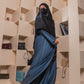 Gunmetal Grey Muzna Winged Kaftan