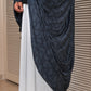 Grey Nysa Cardigan Abaya